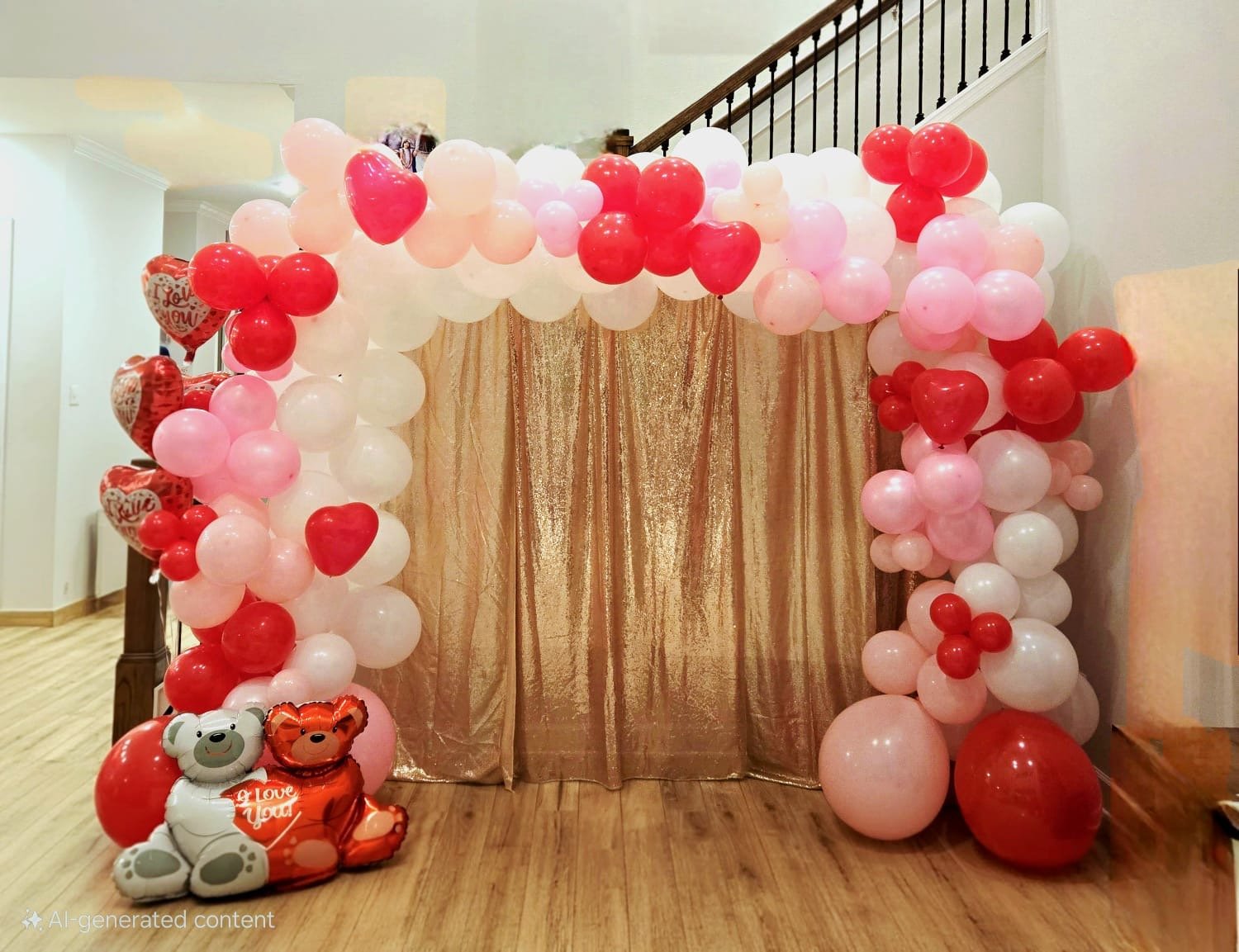 party balloons and cake cart in Ponte Vedra FL